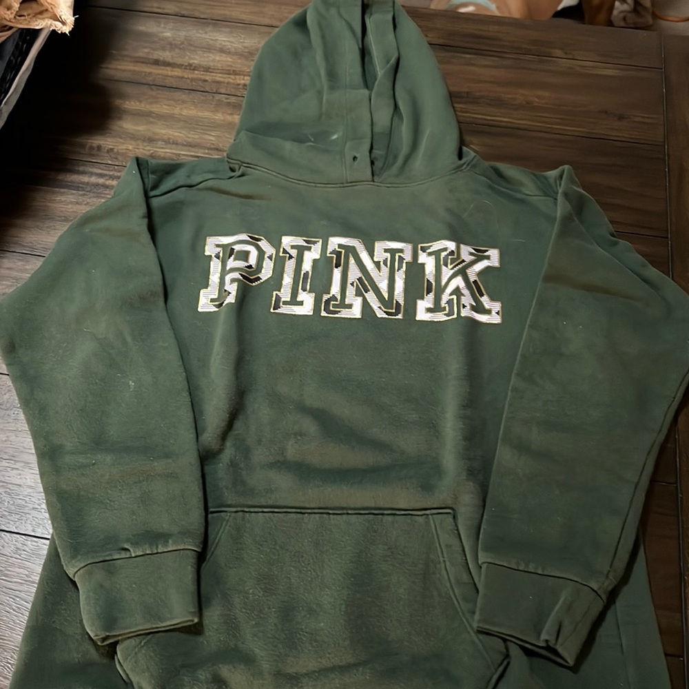 Pink Green hoodie